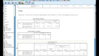 Interpret SPSS output for a paired ttest [upl. by Letsou]