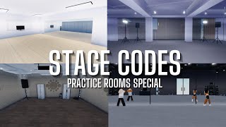 ROBLOX RH STUDIO STAGE CODES  PRACTICE ROOMS SPECIAL reupload [upl. by Garzon]