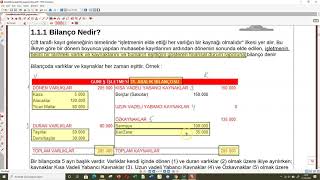 Genel Muhasebe 1 Ders Kayıtları 1Hafta [upl. by Harwell]