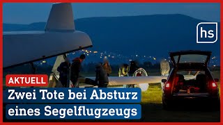 Zwei Tote bei Absturz eines Segelflugzeugs bei Eschwege  hessenschau [upl. by Padraic911]