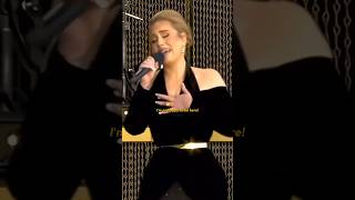 Emotional Hello at Las Vegas WEEKEND 40 adele weekendswithadele concert highlights shorts fyp [upl. by Nilrem]