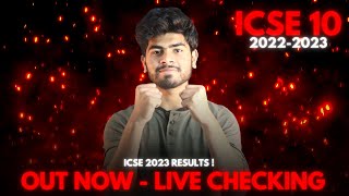 ICSE 10 2023 Results Out  Live Checking Results  Clarify Knowledge [upl. by Wildermuth277]