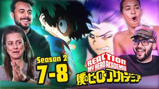 My Hero Academia  2x7 amp 2x8 Team Wellz Reaction [upl. by Abehsat857]