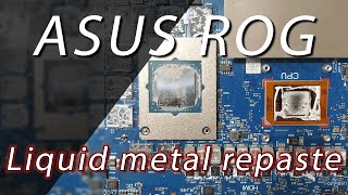 Repasting Asus ROG Strix Scar 15 G533 [upl. by Denie516]