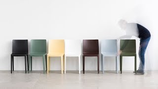 Bouroullec brothers design lowcost Élémentaire chair for Hay [upl. by Attlee]