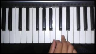 Si no fuera por el señor melodía en teclado nota sol mayor quotPiano Tutorialquot [upl. by Adyaj]