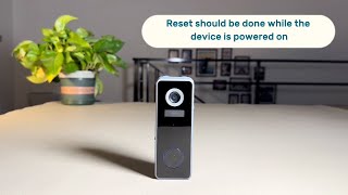 How to reset the TieJus × ZUMIMALL J7 doorbell camera [upl. by Nnyw]