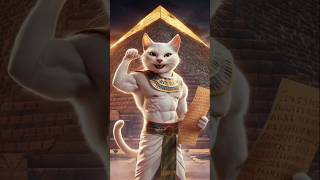 Egyptian white cat cat animals funny cartoon cute drama comedy kitten dog shorts [upl. by Bartley]