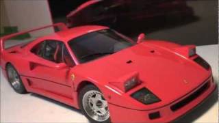 118 Kyosho Ferrari F40 Hi End ver Diecast model Review [upl. by Reiter]