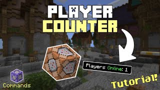 Player Counter Minecraft Bedrock [upl. by Alonzo]