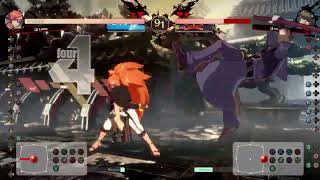 Baiken VS Johnny GGST Perfect Celestial [upl. by Sremlahc543]