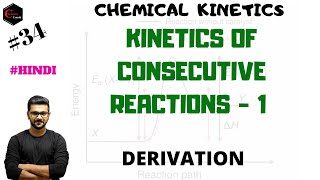 KINETICS OF CONSECUTIVE REACTIONS  STEADY STATE APPROXIMATION  RATE LAW  CHEMICAL KINETICS [upl. by Meredithe]