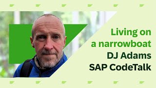 SAP CodeTalk with DJ Adams on living on and working from a narrowboat [upl. by Eiddam270]