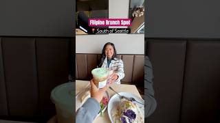 Filipino Brunch Spot near Seattle📍Tukwila visitseattle seattlefoodie brunch filipinofood [upl. by Russon]