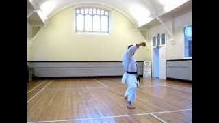 Heian Shodan  SLOW Shotokan Karate Kata [upl. by Waite]