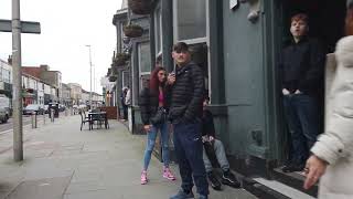 a walk round blackpool teatime on paddys weekend we had a cheeky pint on the way [upl. by Gertrud]