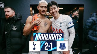 TOTTENHAM HOTSPUR 21 EVERTON  PREMIER LEAGUE HIGHLIGHTS  RICHARLISON amp SON SECURE CHRISTMAS WIN [upl. by Norling255]