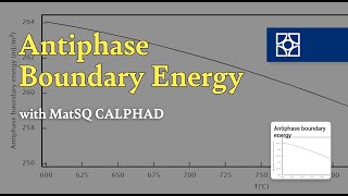 Materials Square Antiphase Boundary Energy for NiBase Alloy  Open Calphad [upl. by Tarryn]