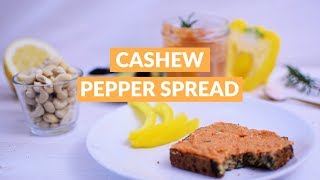 Veganer Aufstrich mit Cashew und Paprika  Deutschland isst vegan [upl. by Argent823]