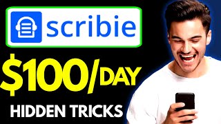 How to Use Scribie and Earn Money  How to Make Money on Scribie [upl. by Amrac932]