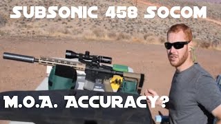 Suppressed 458 SOCOM Reloading Results [upl. by Nerine]