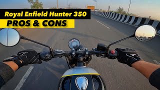 Royal Enfield Hunter 350 Goods amp Bads  Reasons not to buy [upl. by Maroj]