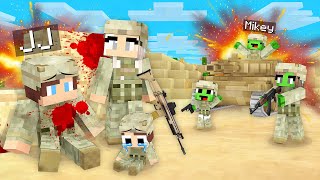 How Mikey Family and JJ Family Became War in Minecraft Maizen [upl. by Kirbie]