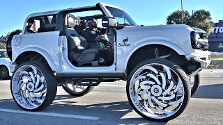 Florida Classic Weekend 2024 Orlando Florida Big Rims Donks Amazing Cars Part 2 [upl. by Maddock]