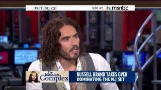 Russell Brand Shows MSNBC HD How a Guest Should be Interviewed [upl. by Amol]