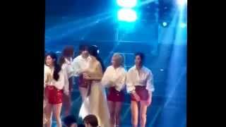 Fancam 141226 SNSD  KBS Gayo Ending [upl. by Kylah]