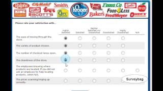 wwwkrogerfeedbackcom Kroger survey video by Surveybag [upl. by Donegan]