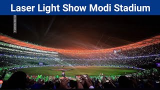 Laser Show Narendra Modi Stadium Light Show Specially For World Cup 2023 Closing Ceremony [upl. by Kcirevam155]