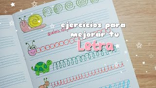 Ejercicios para mejorar la letra en niños y adultos [upl. by Eleon]