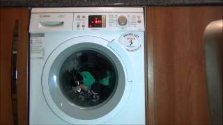 Bosch Logixx WAS32461GB Washer  Delicate Eco Perfect Aqua Plus Overloaded complete [upl. by Yensehc]