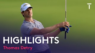 Thomas Detrys opening round 66 Highlights  2022 Ras Al Khaimah Championship [upl. by Nilrak614]