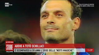 LItalia piange Totò Schillaci Oggi i funerali a Palermo  Storie italiane 20092024 [upl. by Laehcimaj]