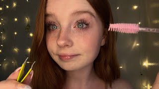 ASMR Sweet Friend Does Your Lashes ♡ Spoolie Nibbling [upl. by Merissa]