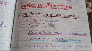 Part2 John Milton  Biography and Works  Master Cadre English ugcnet mastercadre [upl. by Indyc]