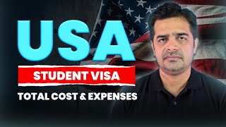 USA Student Visa Cost  Complete Detail of All Expenses [upl. by Danyluk21]