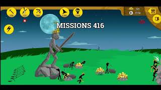 Stick War LEGACY  Mission 416 SURVIVE THE ATTACK AT SUNRISE gameplay [upl. by Cecilius]