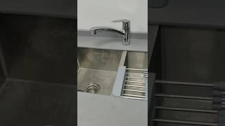 Kitchen mixer installation plumbing knowledge video sink mixer installation double waste sink saudia [upl. by Ahsatin]