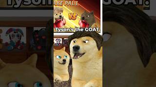 lil doge watches the Jake Paul Mike Tyson fight [upl. by Leeke]