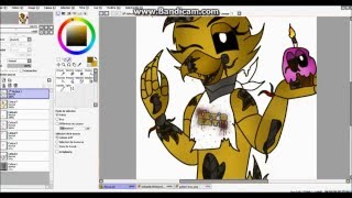 speedpaint golden chica [upl. by Dowdell143]