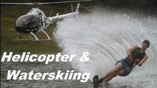 RotorWay Helicopter amp Waterskiing [upl. by Hartfield21]