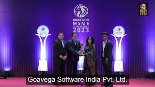 Goavega soars high with Best MSME Award at the India 5000 Awards MSME Conference 2023 MSMEAward [upl. by Slade]