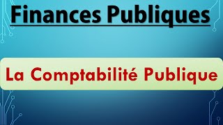 Finances Publiques S4 La comptabilité publique [upl. by Marieann518]