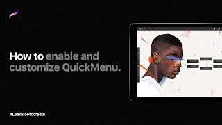 How to enable and customize QuickMenu in Procreate [upl. by Rafaj]