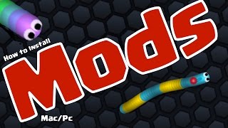 SLITHERIO MODS  How To Install Mods In Slitherio  Agario  PC  Mac NEW Slitherio Mods [upl. by Leesen]