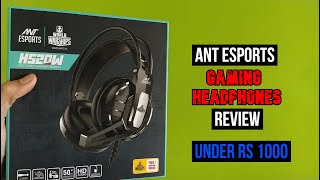 Ant Esports H520W  Gaming Headphones Only Rs 900  Review And Box Contents [upl. by Htbazile]