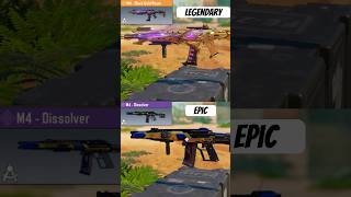 FREE LEGENDARY VS EPIC M4 CODM [upl. by Valleau]